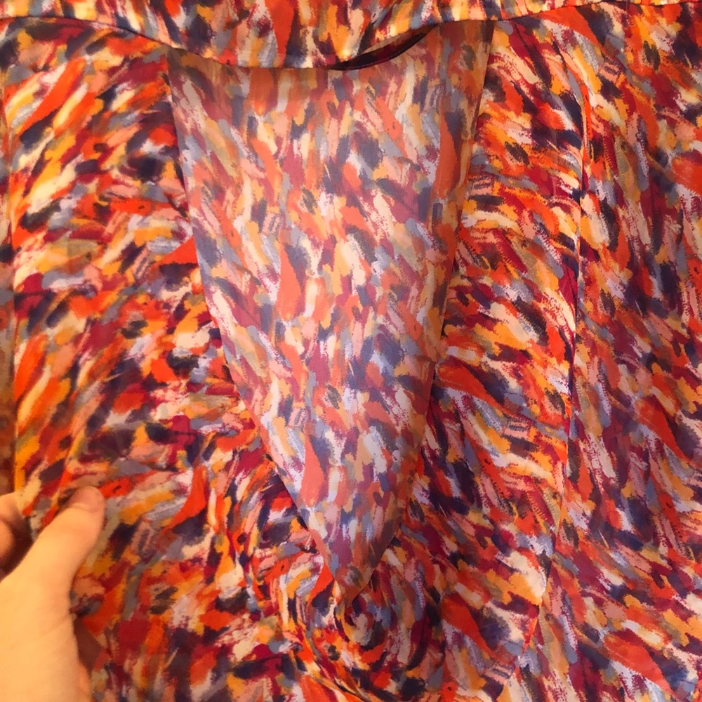 BCBG Open Back Top